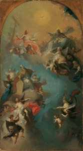 Szent Ágoston mennybemenetele alkotó: Franz Anton Maulbertsch