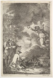 Római látogatás 1764-ben, 1764-ben. alkotó: Franz Edmund Weirotter