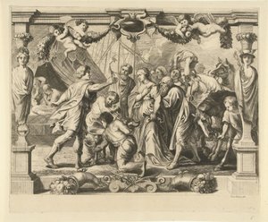 Achilles és Polyxena Achilles és Polyxena beszélgetése Achilles története (sorozat címe) alkotó: Franz Ertinger