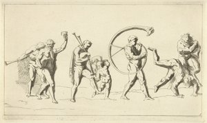 Bacchus diadalmenete alkotó: Franz Ertinger