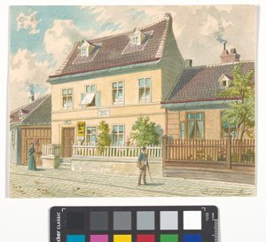 19. kerület, Gymnasiumstraße 87. - Josef Lanner lakó- és halálháza alkotó: Franz Gerasch