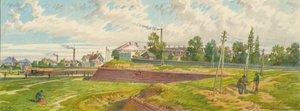 A Lerchenfelder vonal Bécsben alkotó: Franz Gerasch