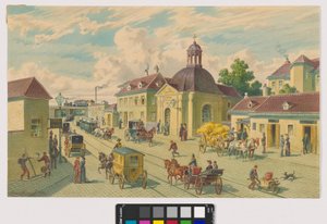 Felirat: „Favoriten Linie” alkotó: Franz Gerasch