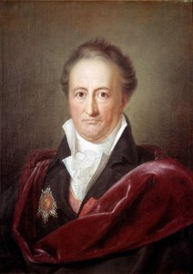 Johan Wolfgang Goethe (1749 - 1832) német író portréja. Franz Van Kugelgen (1772-1820) festménye