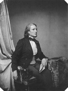 Liszt Ferenc magyar zeneszerző, zongoraművész, 1860 körül