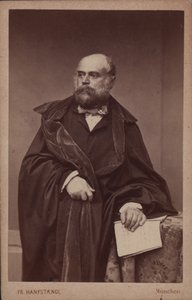 Adolph von Henselt zongoraművész és zeneszerző portréja 1814-1889, 1860 körül. alkotó: Franz Hanfstaengl