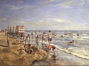 Homokvár készítés alkotó: Franz Helfferich
