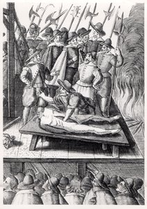 Katolikusok kivégzése Angliában I. Erzsébet uralkodása alatt (1533-1603) alkotó: Franz Hogenberg