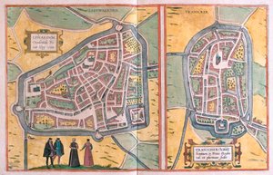 Franeker, Hollandia (metszet alkotó: Franz Hogenberg
