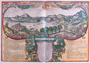 Baia-öböl (bogyók), Ischia és Pozzuoli, Olaszország (metszet alkotó: Franz Hogenberg