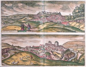 Lebrija és Setenil - Spanyolország (metszet alkotó: Franz Hogenberg