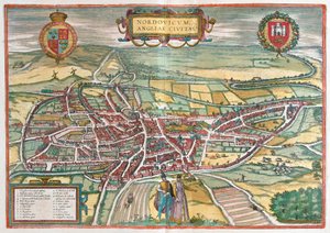 Norwich - Nagy-Britannia (metszet alkotó: Franz Hogenberg