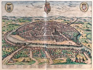 Sevilla, Spanyolország (metszet alkotó: Franz Hogenberg