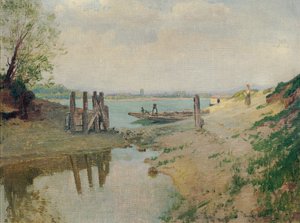 A Dunán Greifenstein mellett alkotó: Franz Horst