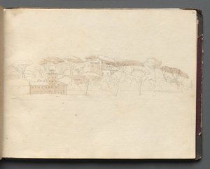 Album Róma és környéke panorámával, Tájtanulmányok, 30a. oldal: Római panoráma.