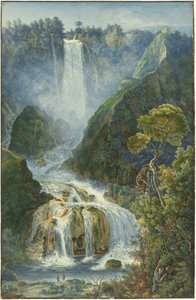 A nagy vízesések Terniben alkotó: Franz Kaisermann