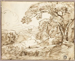 Panoráma tájkép alkotó: Franz Kobell