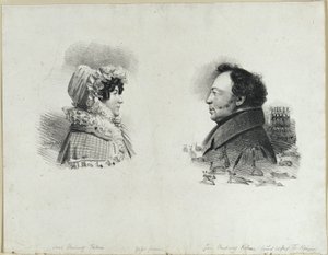 Kühne tanácsos és felesége alkotó: Franz Krüger