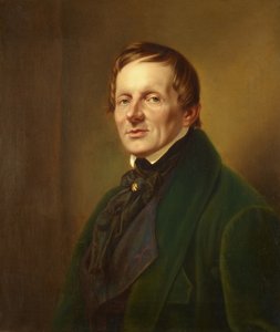 Ludwig Wichmann szobrász portréja (Franz Krüger nyomán készült másolat) alkotó: Franz Krüger
