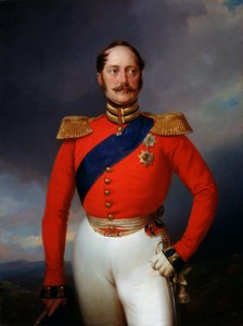 I. Miklós császár portréja, 1796-1855, 1847. alkotó: Franz Krüger