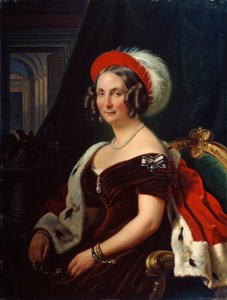 Frederika hannoveri királynő portréja, 1778-1841, XIX.