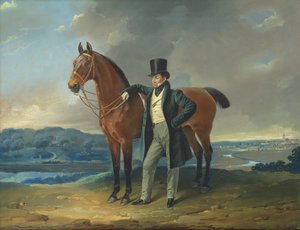 Wilhelm Christian Benecke von Groditzberg, 1828 (pasztell, vászonra fektetett papír)