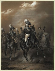I. Miklós cár kíséretével alkotó: Franz Krüger