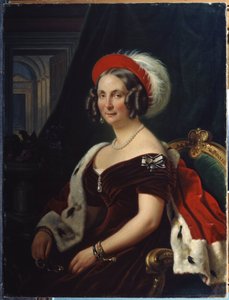 Frederika hannoveri királynő portréja