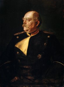 Otto von Bismarck kancellár egyenruhás portréja