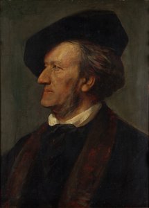 Richard Wagner zeneszerző portréja 1813-1883