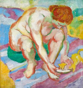 Akt macskával alkotó: Franz Marc
