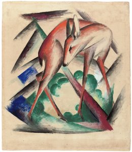 Szarvas, 1912 alkotó: Franz Marc