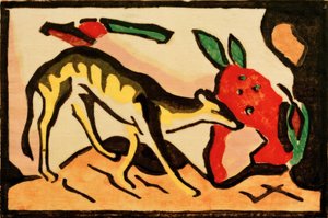 mesésebb alkotó: Franz Marc