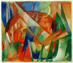Fabletier II (Pferd) alkotó: Franz Marc