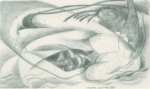 Franz Marc - Sketchbook from the field - Sheet 23 alkotó: Franz Marc