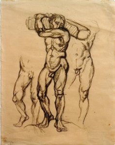 Fa gerendák alkotó: Franz Marc