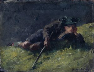 Pásztorfiú alkotó: Franz Marc