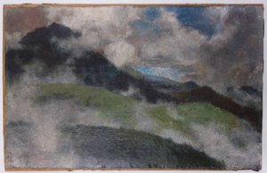 Emelkedő köd alkotó: Franz Marc