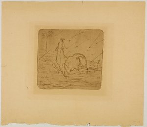 haldokló szarvas alkotó: Franz Marc