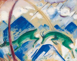A zerge, 1911. alkotó: Franz Marc
