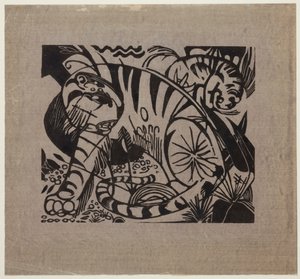 Tigris alkotó: Franz Marc