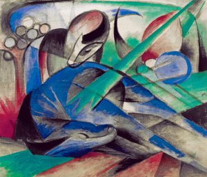 Álmodozó ló alkotó: Franz Marc