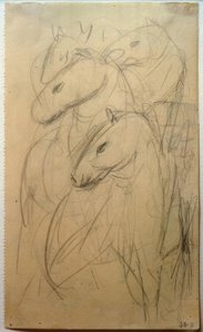A kék lovak tornya alkotó: Franz Marc