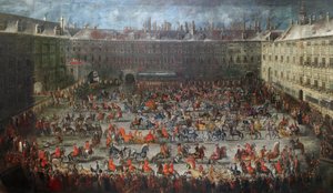A császári udvar sleighride-ja alkotó: Franz Michael Augustin von Purgau