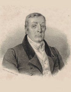 Joseph Weigl karmester és zeneszerző portréja 1766-1846, c. 1830. alkotó: Franz Oehme
