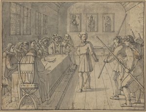 Jelenet a IV. felvonásból Goethe "Gotz von Berlichingen" című művéből