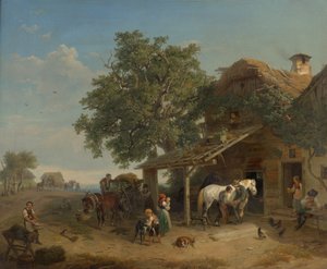 A kovácsműhely a Heeresstrasse-n