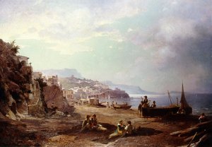 Amalfi, alkotó: Franz Richard Unterberger