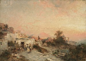 La Tarantella, Posilipo, Nápoly, 1895 körül