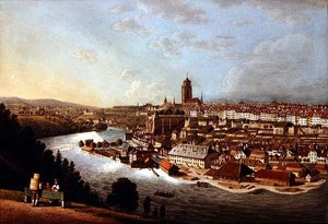 Berni kilátás felülről alkotó: Franz Schmidt